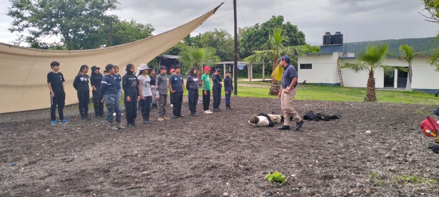 Se mantienen actividades en el curso de verano de "Patrulla Juvenil" en Temixco 2 1000361574
