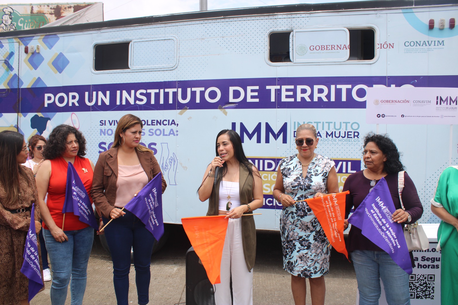 Instituto de la Mujer realiza campaña de difusión de servicios en Día Naranja en Cuernavaca y Yautepec 2 1000391824