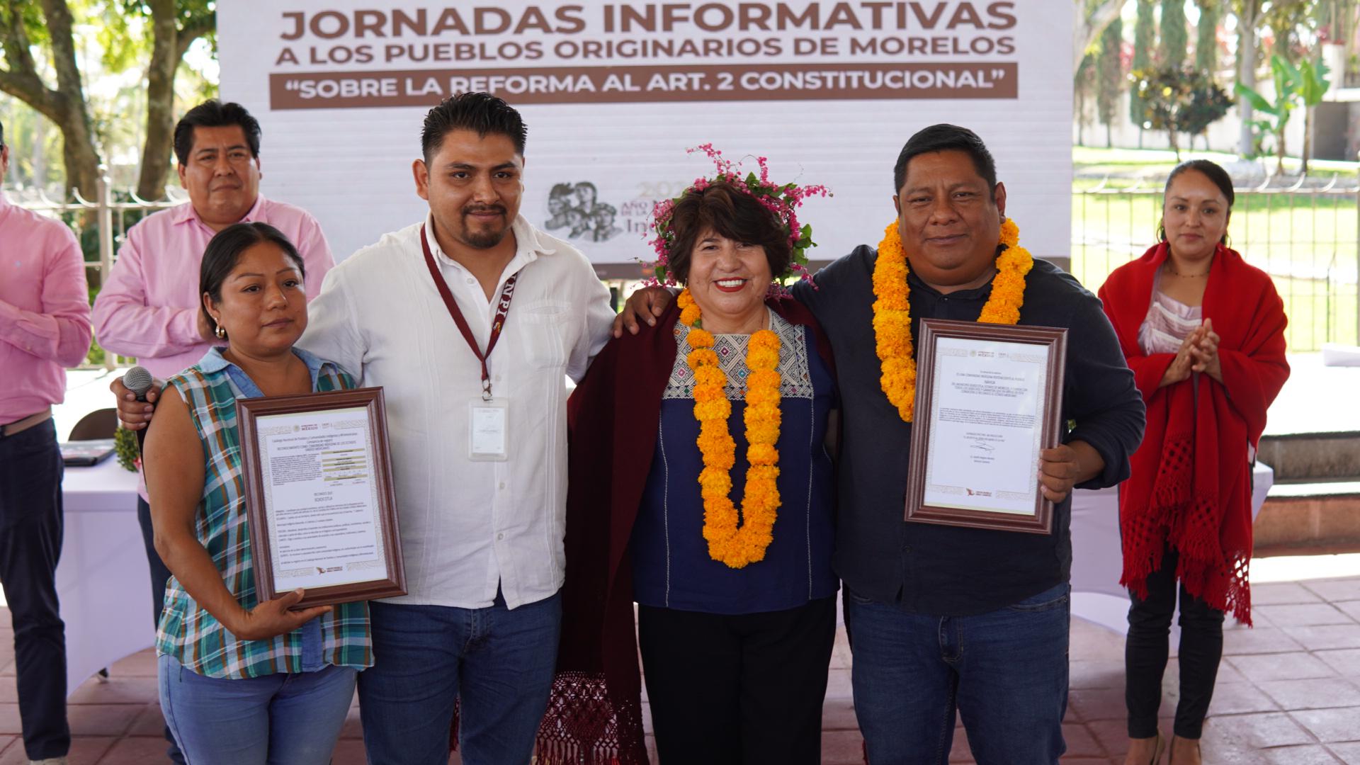 Realiza diputada Guillermina Maya en INPI entrega de constancias como pueblo Nahua a Xoxocotla, Coatetelco y Hueyapan 2 1000605464 1