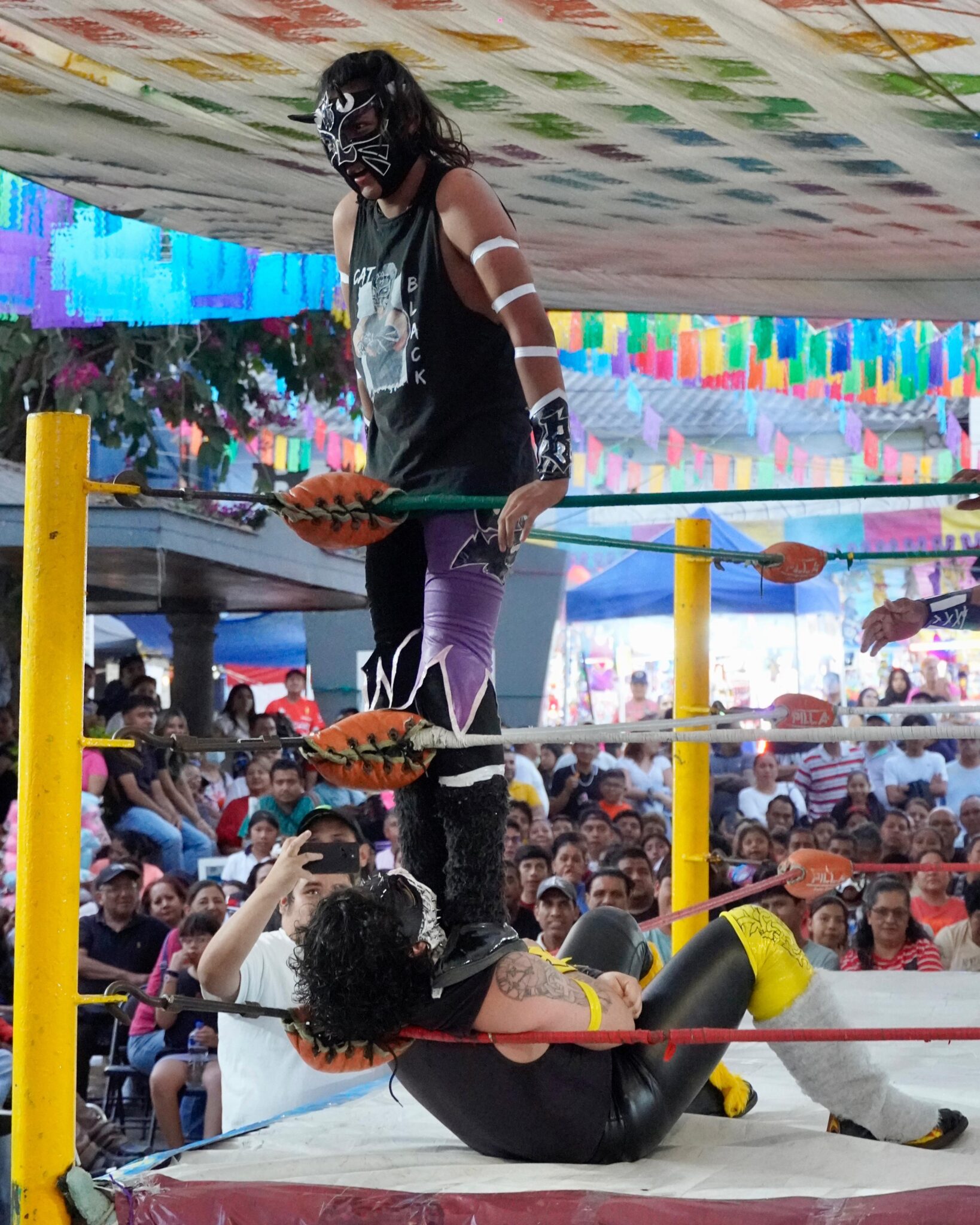 Realiza Ayuntamiento de Emiliano Zapata el show de lucha libre en el Teatro del Pueblo 7 1001277434