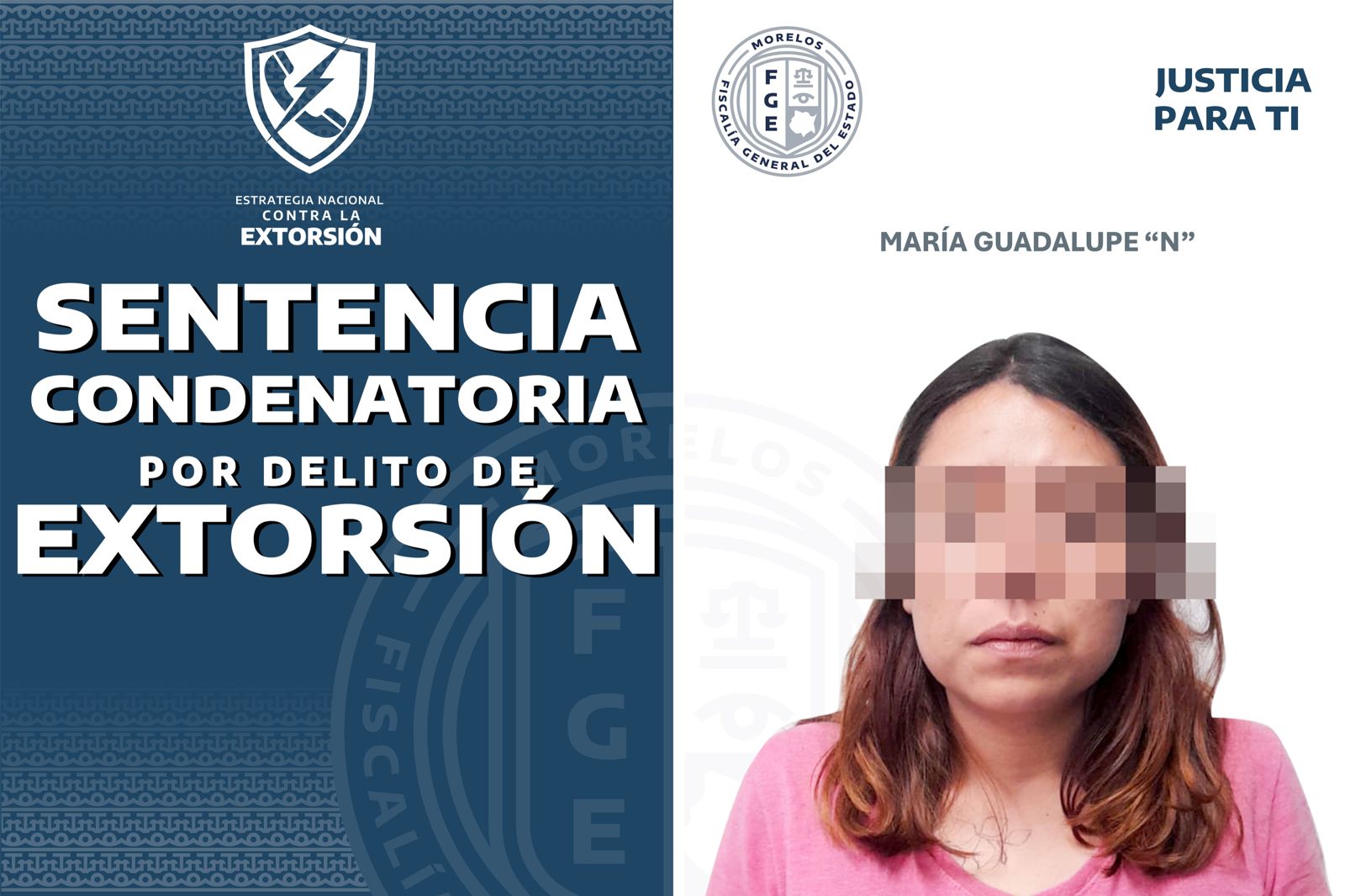 Condenan a más de 16 años de prisión a mujer por extorsión en Yecapixtla 4 Condenan a más de 16 años de prisión a mujer por extorsión en Yecapixtla