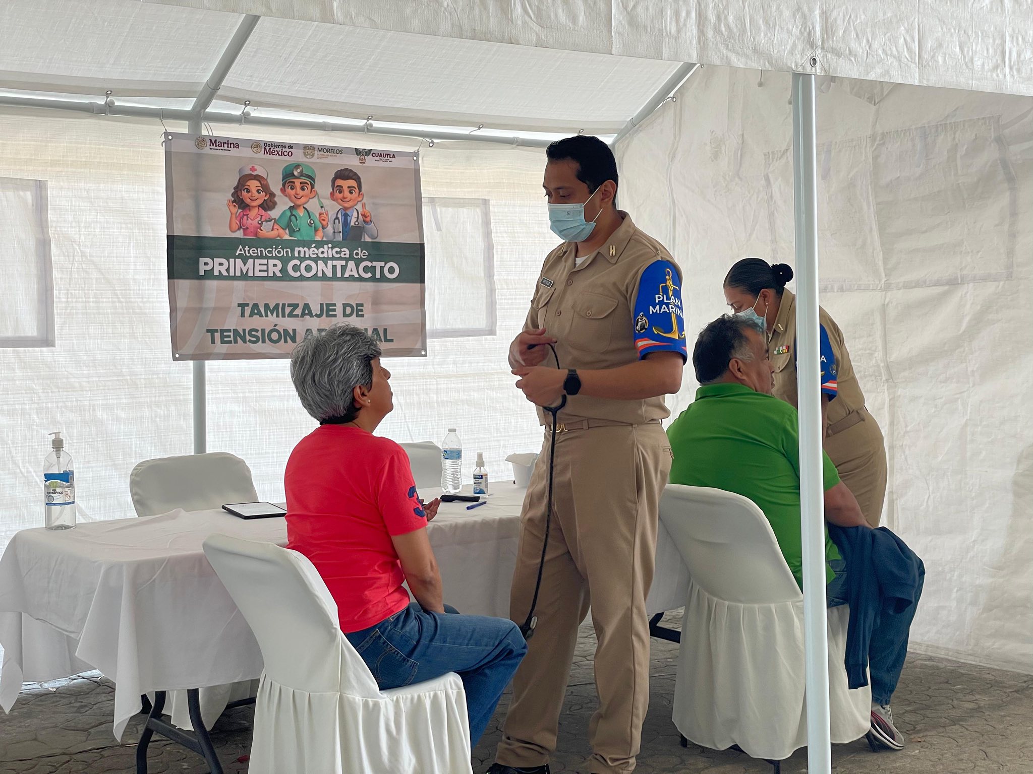 CON GRAN ÉXITO SE REALIZA EL PRIMER DÍA DE LA JORNADA DE ATENCIÓN MÉDICA DE PRIMER CONTACTO EN CUAUTLA