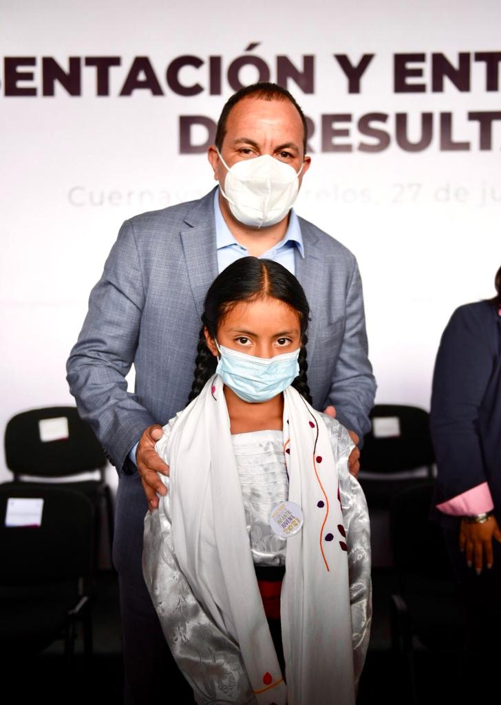 Recibe Cuauhtémoc Blanco los resultados de la Consulta Infantil y Juvenil realizada por el INE 11 IMG 20220627 WA0132