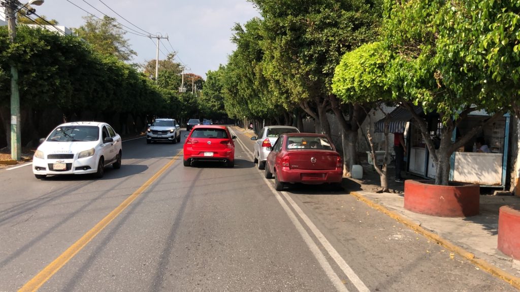 ciclovia y autos