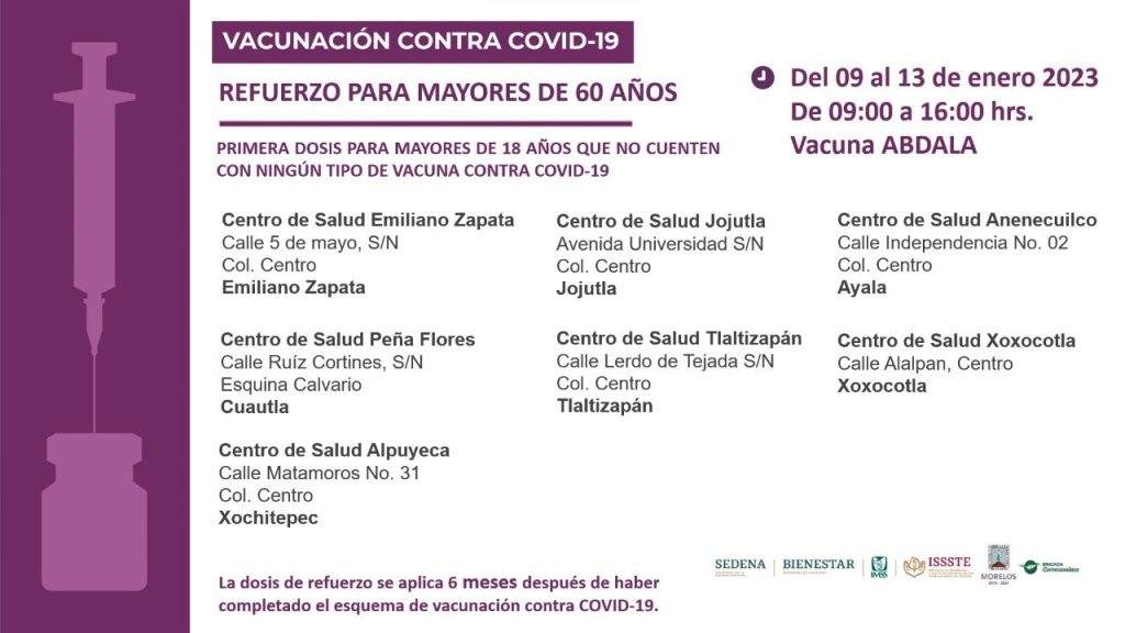 Convocan autoridades sanitarias a personas mayores de 60 años a recibir dosis de refuerzo contra COVID-19 2 img 20230108 wa00534742593965149339621
