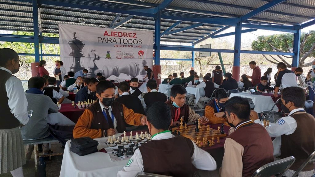 Organiza gobierno de Jiutepec torneo de ajedrez para estudiantes de secundarias 1 AJEDREZ