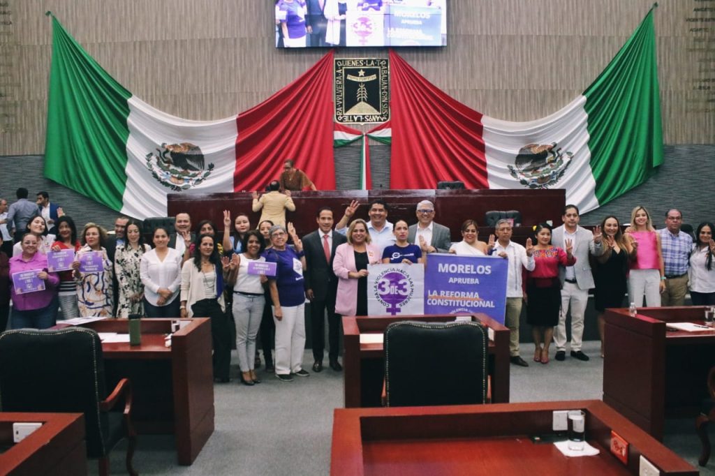 Avala Pleno del Congreso de Morelos por unanimidad la minuta para aprobar la “Ley 3 de 3 Contra la Violencia” 1 3DE3 VAS