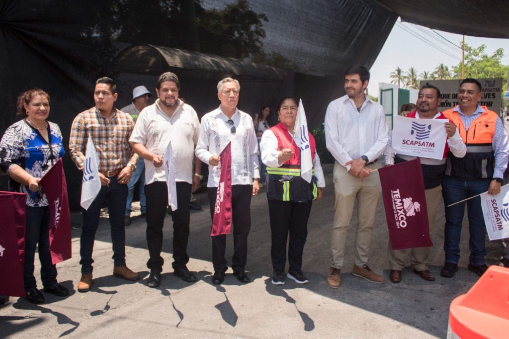 Autoridades de Temixco dan banderazo de arranque de desazolve con “Camión Vactor” 1 EJD
