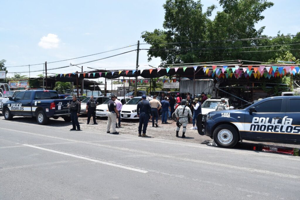 Mando Coordinado de Temixco en conjunto con Guardia Nacional y Ejército realizan operativo sorpresa en lotes de autos usados 3 IMG 20230824 WA0016
