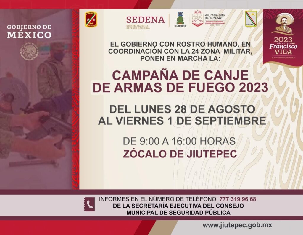 Alcalde Rafael Reyes invita a la población a participar en la campaña de canje de armas de fuego 3 IMG 20230828 WA0048