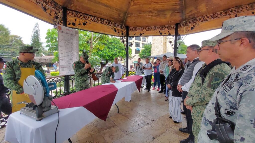 Alcalde Rafael Reyes invita a la población a participar en la campaña de canje de armas de fuego 1 IMG 20230828 WA0049