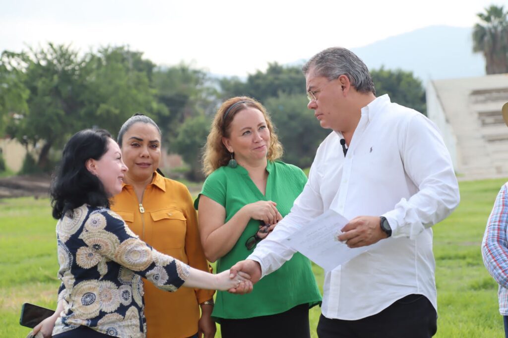 Supervisa alcalde Rafael Reyes trabajos de rehabilitación del centro deportivo "Moisés Galindo" 3 IMG 20230829 WA0050