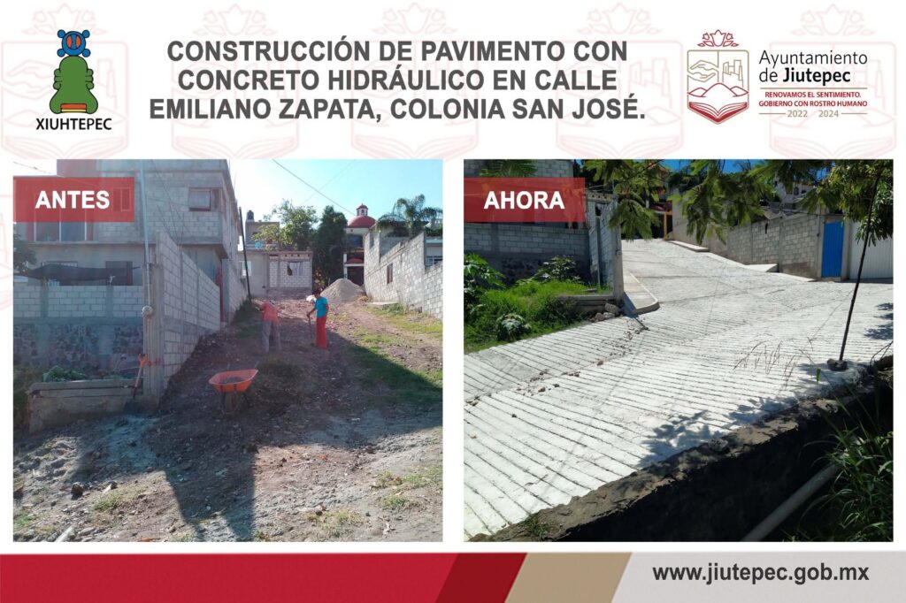Entrega alcalde Rafael Reyes pavimentación de la calle Emiliano Zapata en la colonia San José 4 IMG 20230830 WA0034