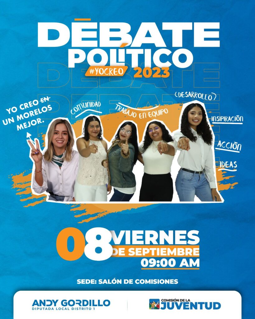 Invita Andy Gordillo a presenciar el debate político juvenil 2023 “Yo Creo” 1 06622153 c376 4b6a 8af6 458c95e5b624
