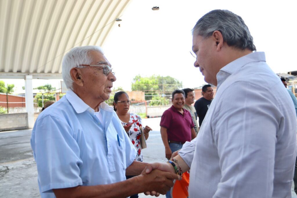 Gobierno de Jiutepec construye techumbre en cancha de la colonia Ampliación San Isidro 1 IMG 20230912 WA0035