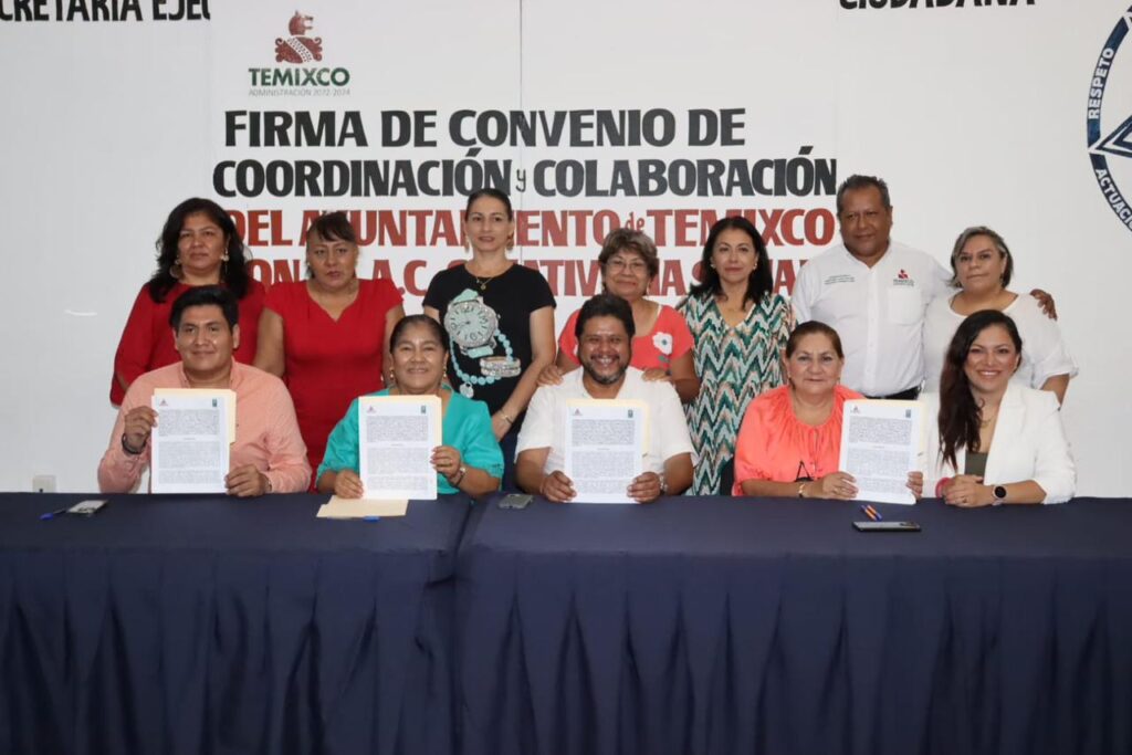 Firman convenio de colaboración y coordinación Ayuntamiento de Temixco y la Asociación Civil "Creativeria Social" 1 IMG 20230925 WA0095