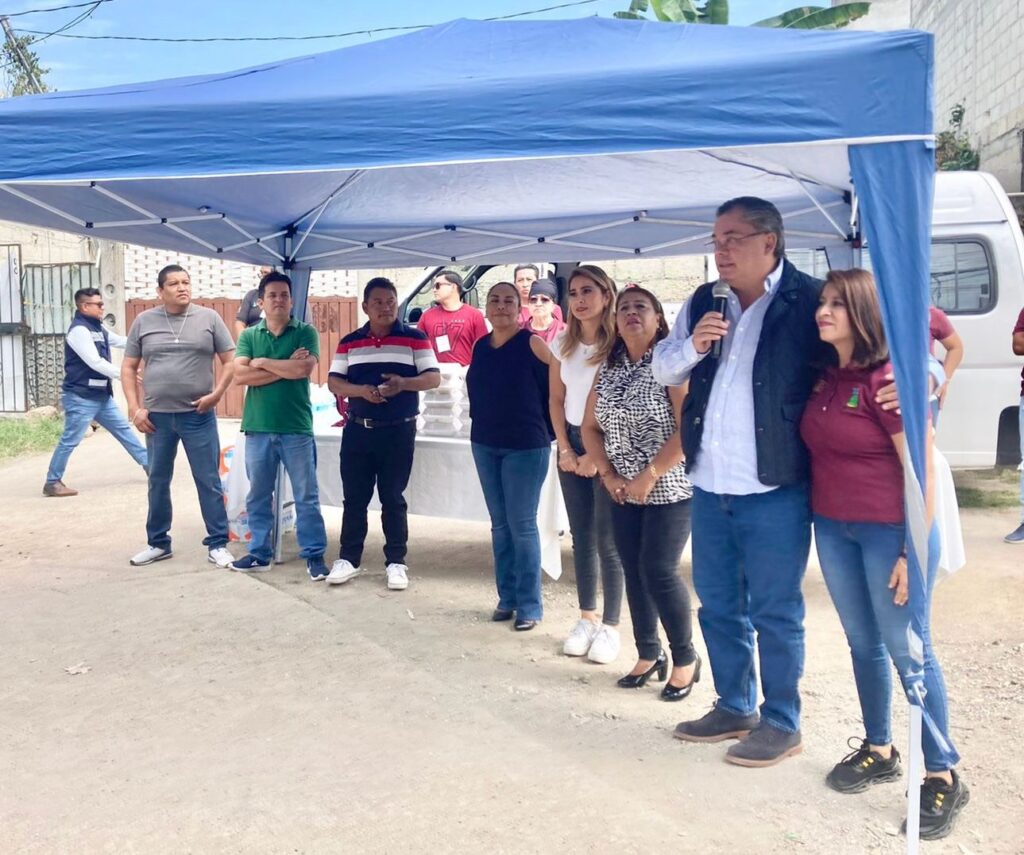 Alcalde Rafael Reyes entrega raciones alimentarias a habitantes de la colonia Cuauhtémoc Cárdenas 5 IMG 20231020 WA0087