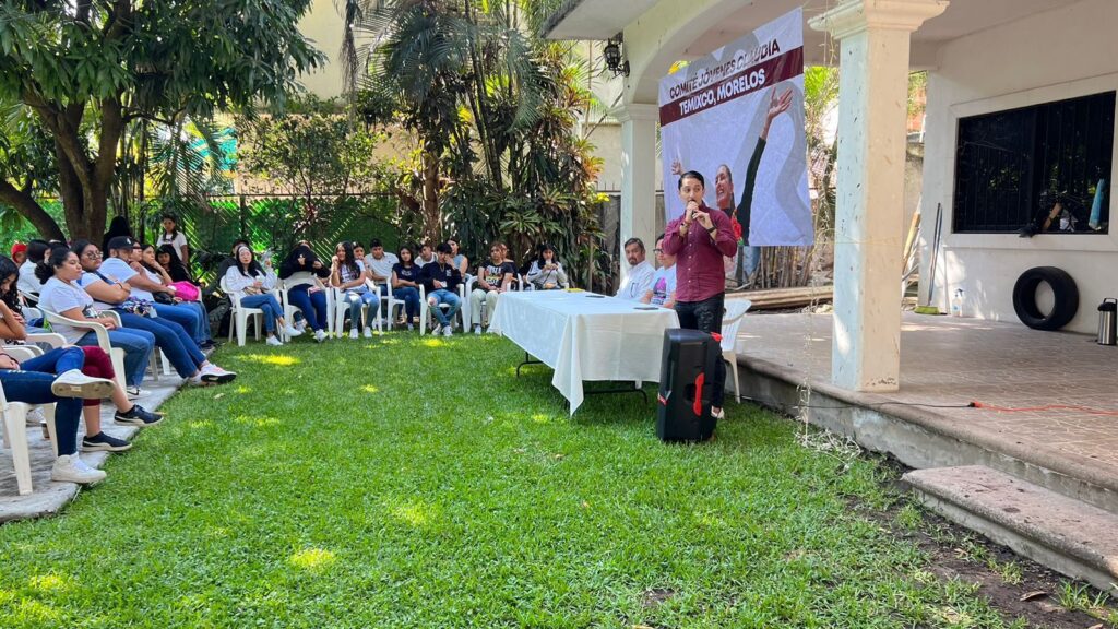 Toman protesta los Comités de "JóvenEs Claudia" en Temixco, Morelos. 2 IMG 20231104 WA0046