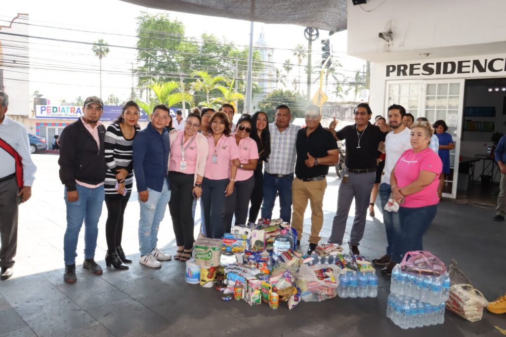 Se suman todas las áreas del gobierno municipal de Temixco para donación de víveres con destino a Guerrero 2 IMG 20231113 WA0212