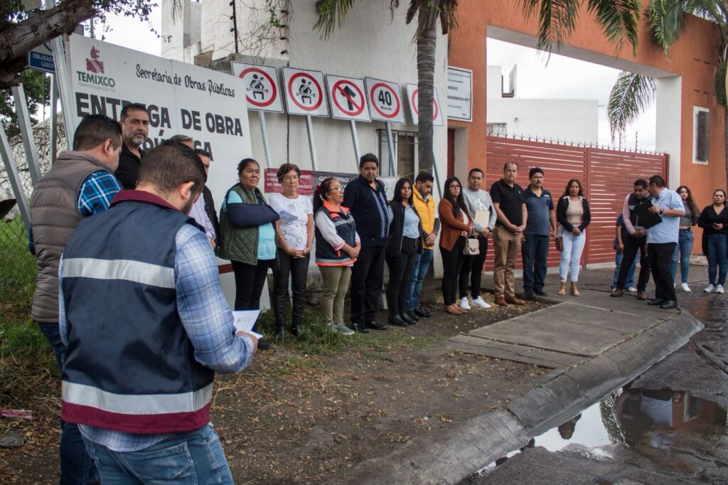 Entrega alcaldesa de Temixco Juanita Ocampo y gabinete obras públicas en varios rubros 2 IMG 20231123 WA0048