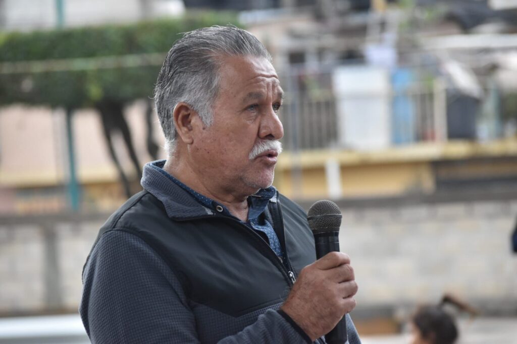 Alcalde Rafael Reyes anuncia rehabilitación de la cancha de usos múltiples de la colonia Ampliación San Isidro 4 IMG 20231123 WA0079