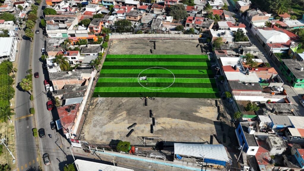 Gobierno de Jiutepec rehabilita cancha de fútbol soccer en la colonia Tlahuapan 5 IMG 20231218 WA0050