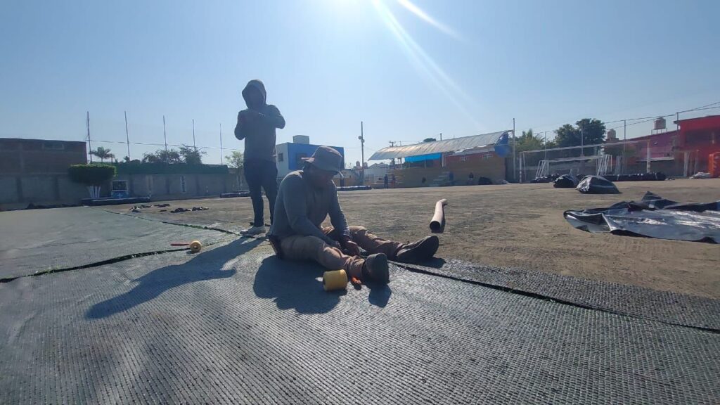 Gobierno de Jiutepec rehabilita cancha de fútbol soccer en la colonia Tlahuapan 2 IMG 20231218 WA0053
