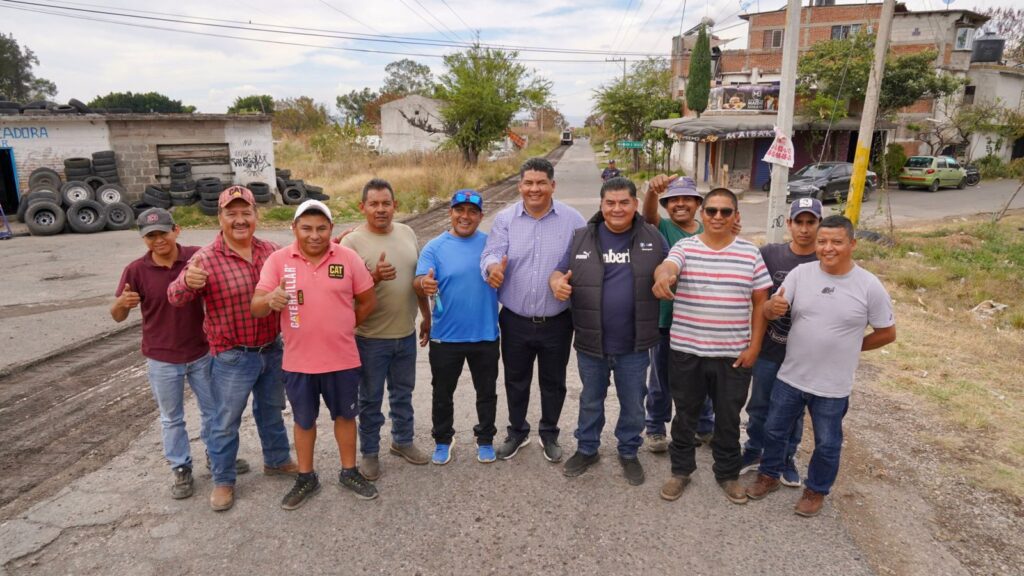 Celebra diputado Francisco Erik Sánchez inicio de rehabilitación del libramiento estatal Yecapixtla-Ocuituco 1 paco y banda