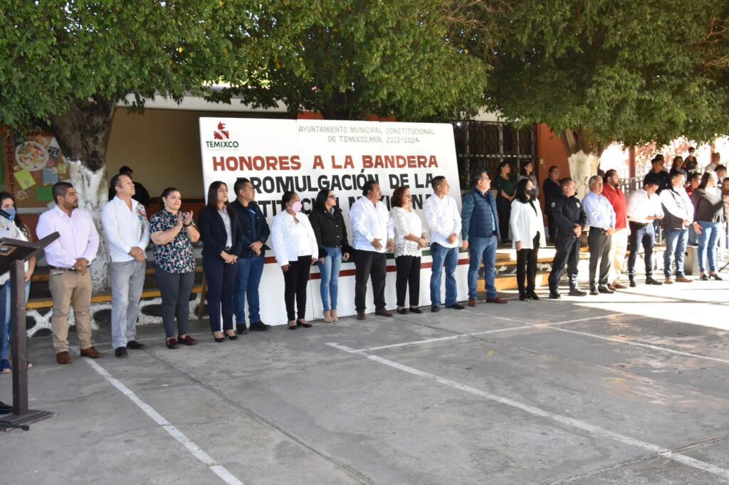 Conmemoran autoridades de Temixco 107 aniversario del promulgación de la Constitución Política 3 1000136658