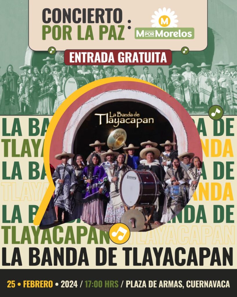 La Banda de Tlayacapan se presenta este domingo en el "Concierto por la Paz 1 IMG 20240223 WA0038