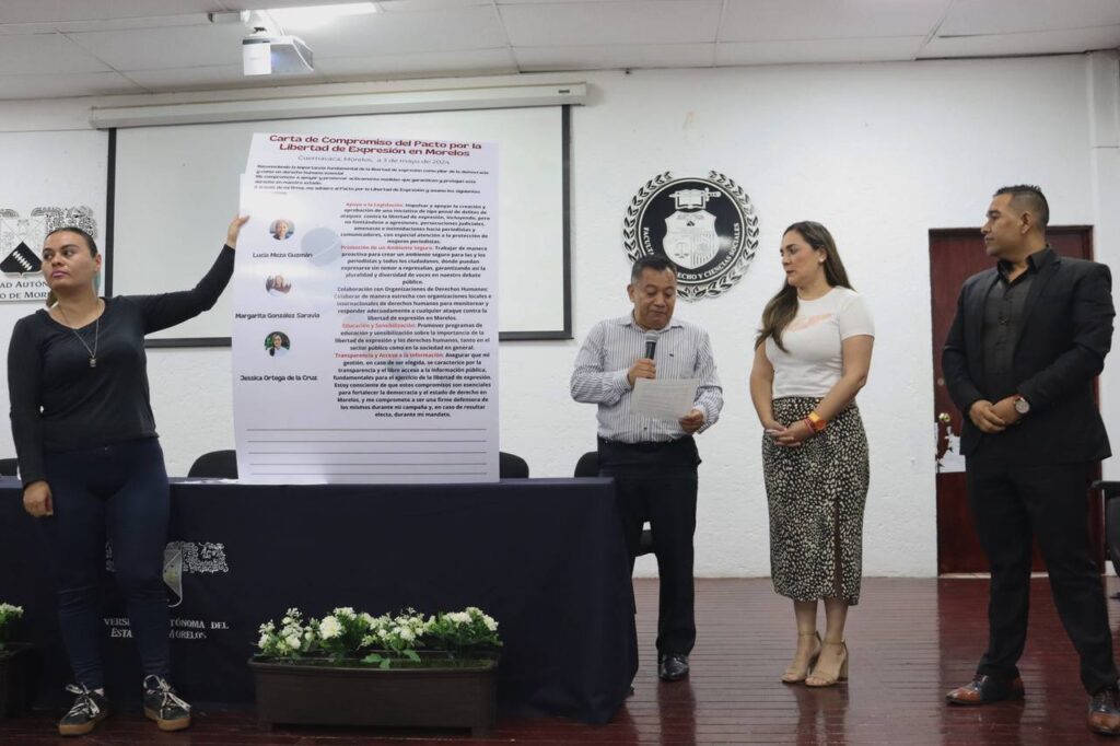 Jessica Ortega, única candidata en firmar Pacto por la Libertad de Expresión en Morelos 1 IMG 20240503 WA0140 1