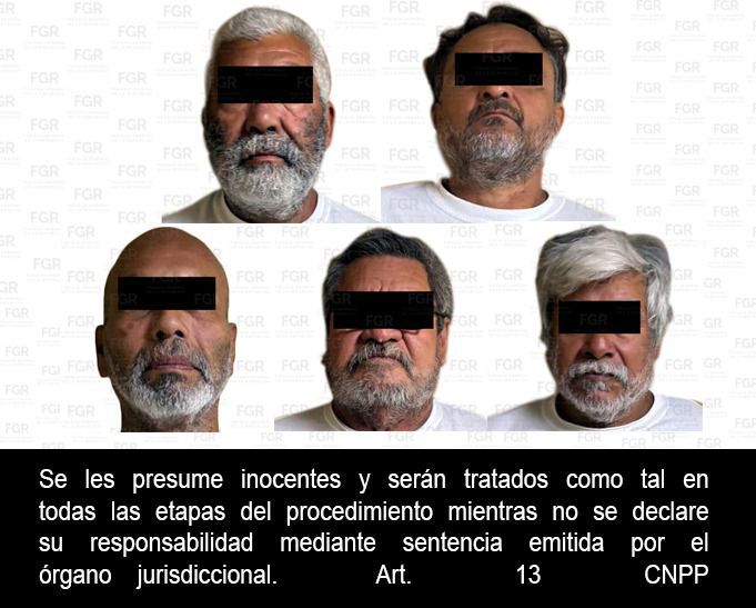 FGR obtiene prisión preventiva en contra de cinco personas detenidas en una embarcación en altamar que transportaba posible droga