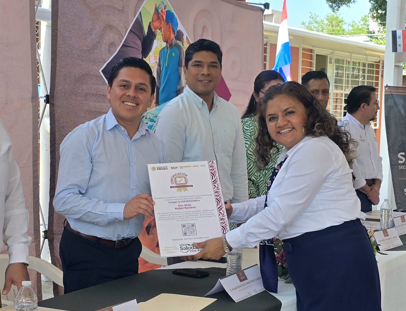 Jojutla fue sede de la entrega de certificaciones a “Escuelas Promotoras de la Salud”