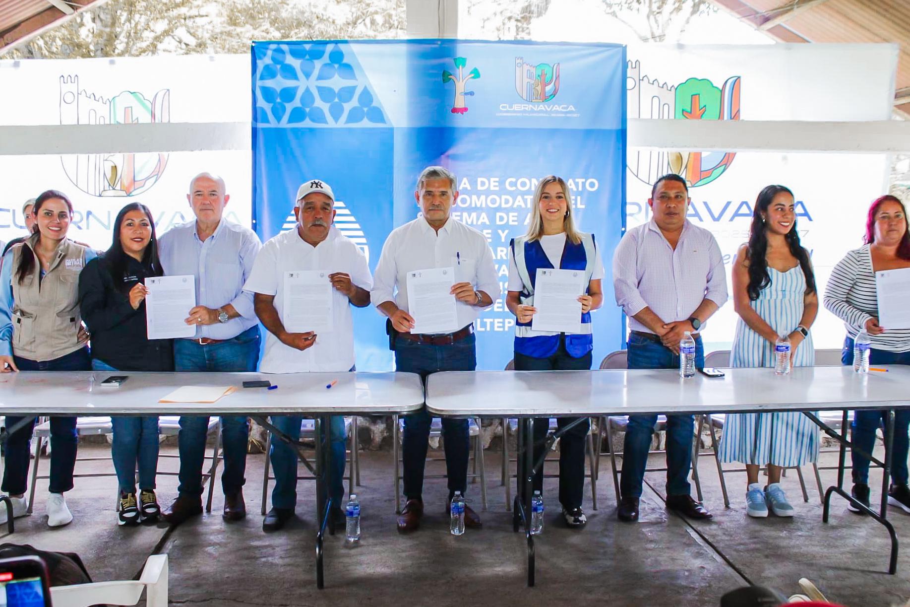 Cuernavaca refuerza su infraestructura hidráulica con rehabilitación de tanque elevado en ejido de Chapultepec