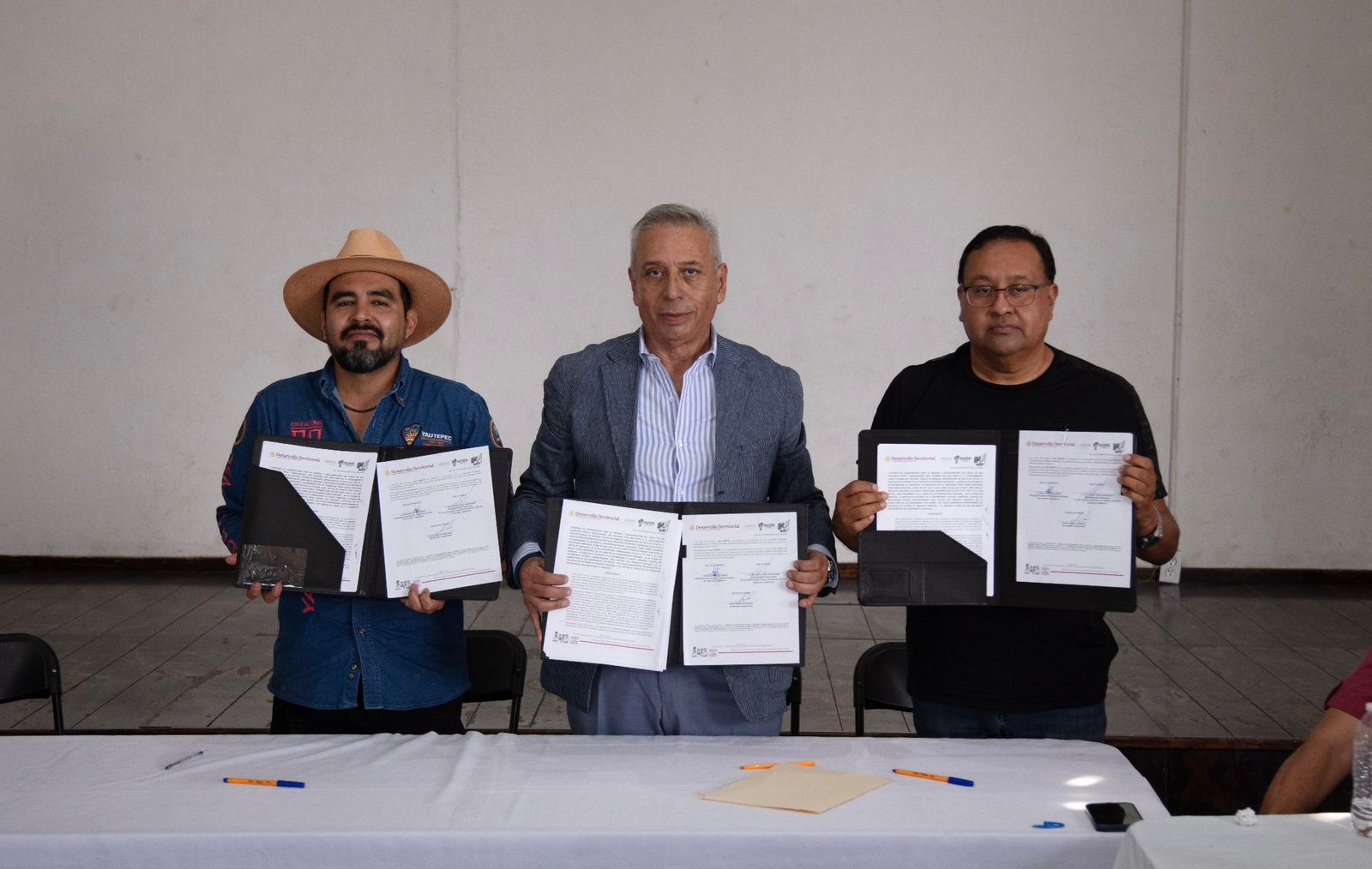 Firman convenio de colaboración gobierno de Yautepec con INSUS