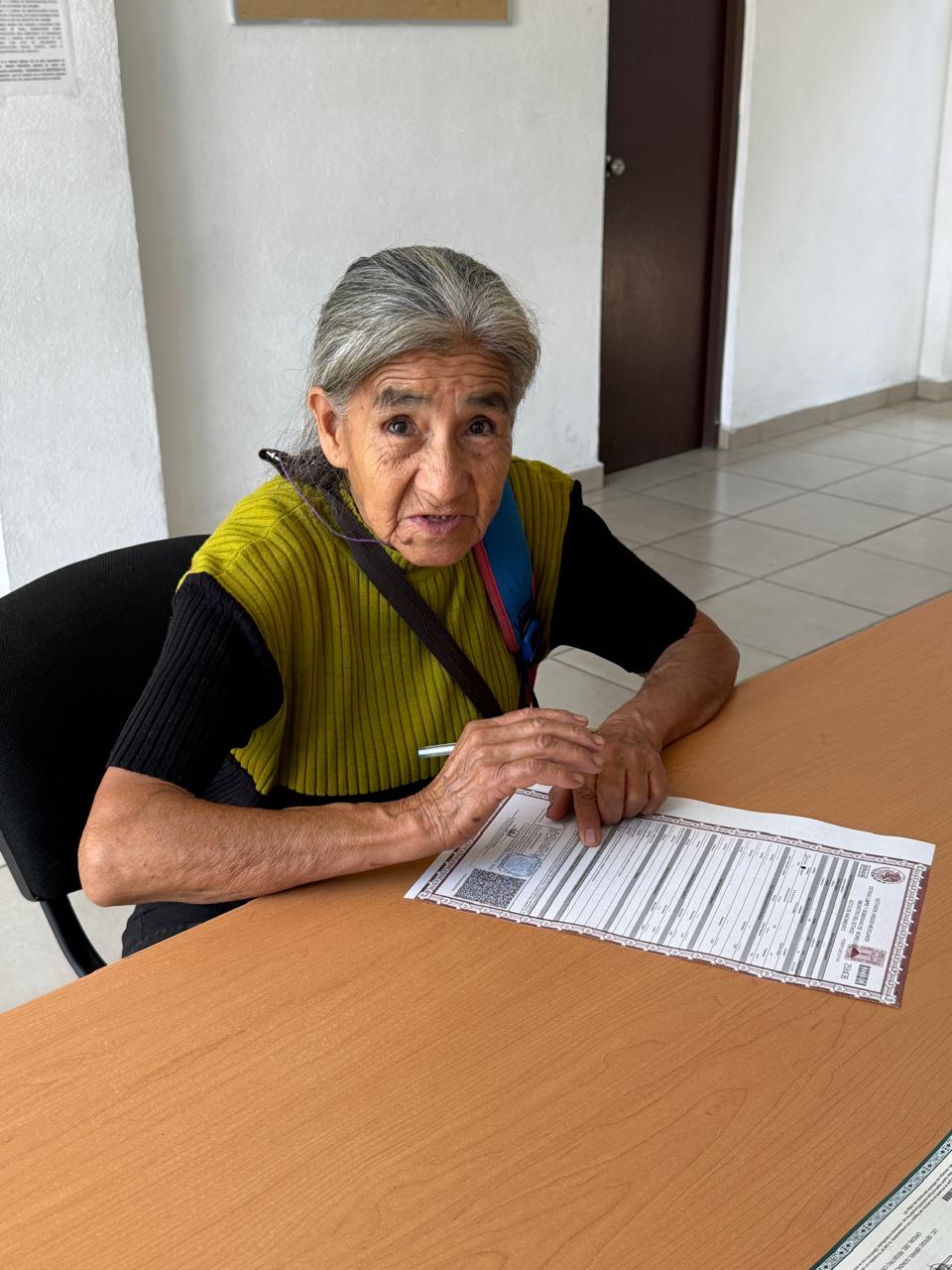 Entrega Registro Civil actas de nacimiento gratuitas a personas vulnerables