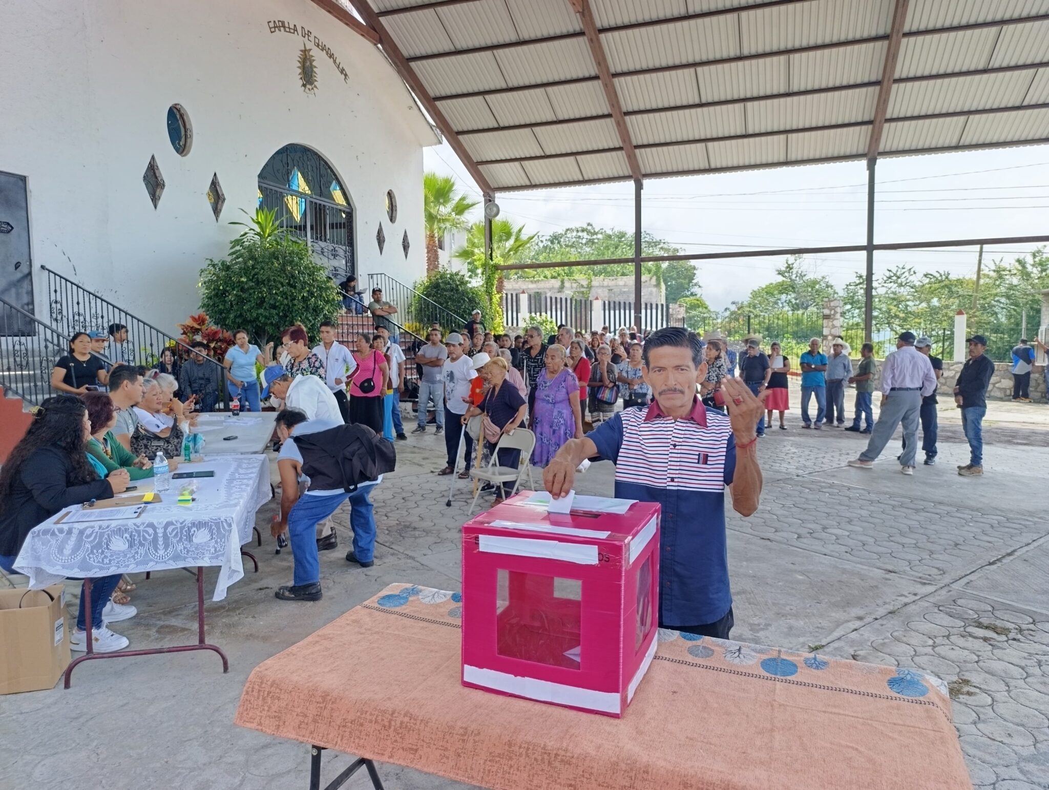 Fortalece El Calvario, Emiliano Zapata, su organización vecinal con nueva elección de Comité