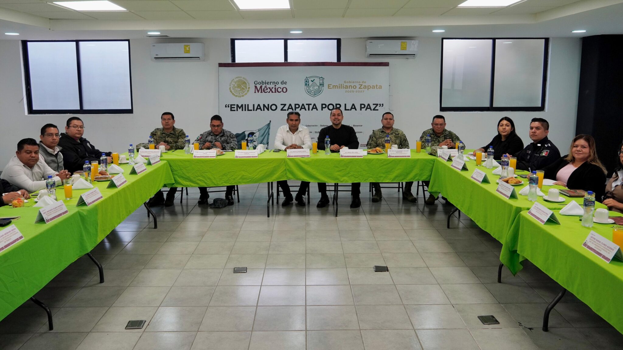 Emiliano Zapata sede de la Mesa Regional para la Construcción de la Paz y Seguridad
