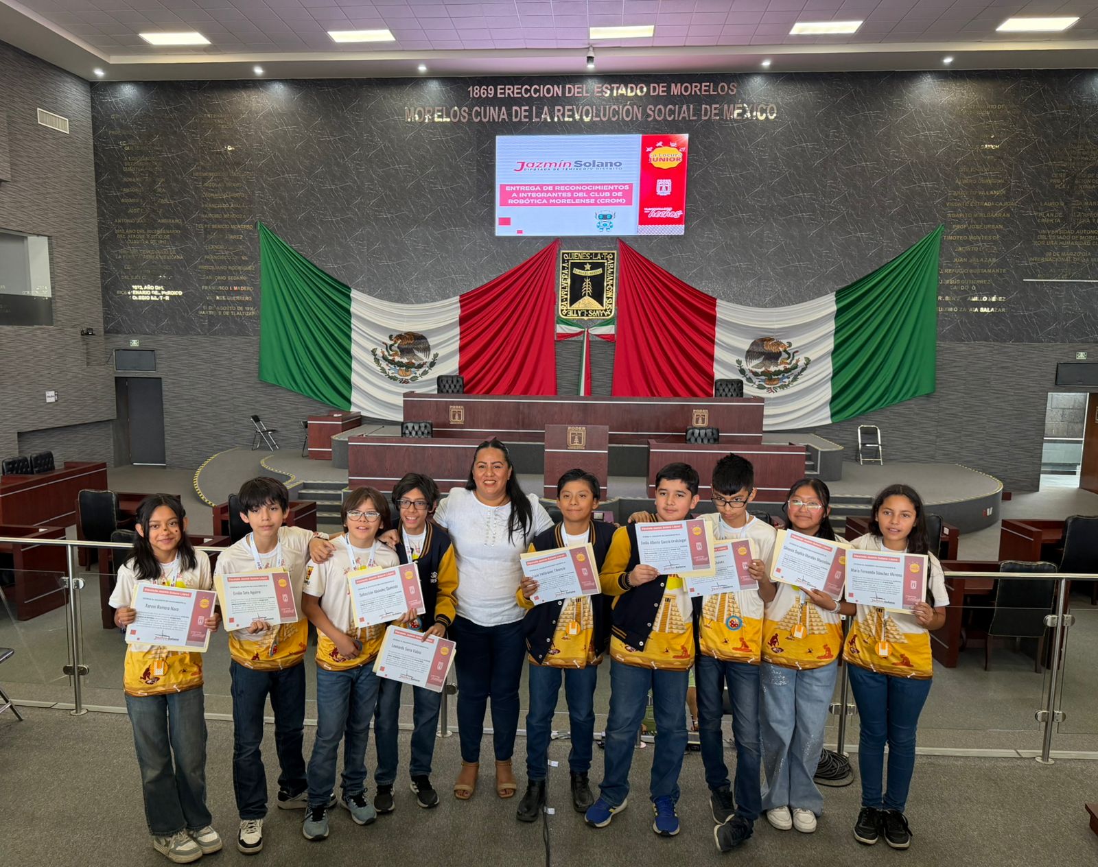 Impulsa Jazmín Solano talento de niñas y niños morelenses en proyectos de robótica