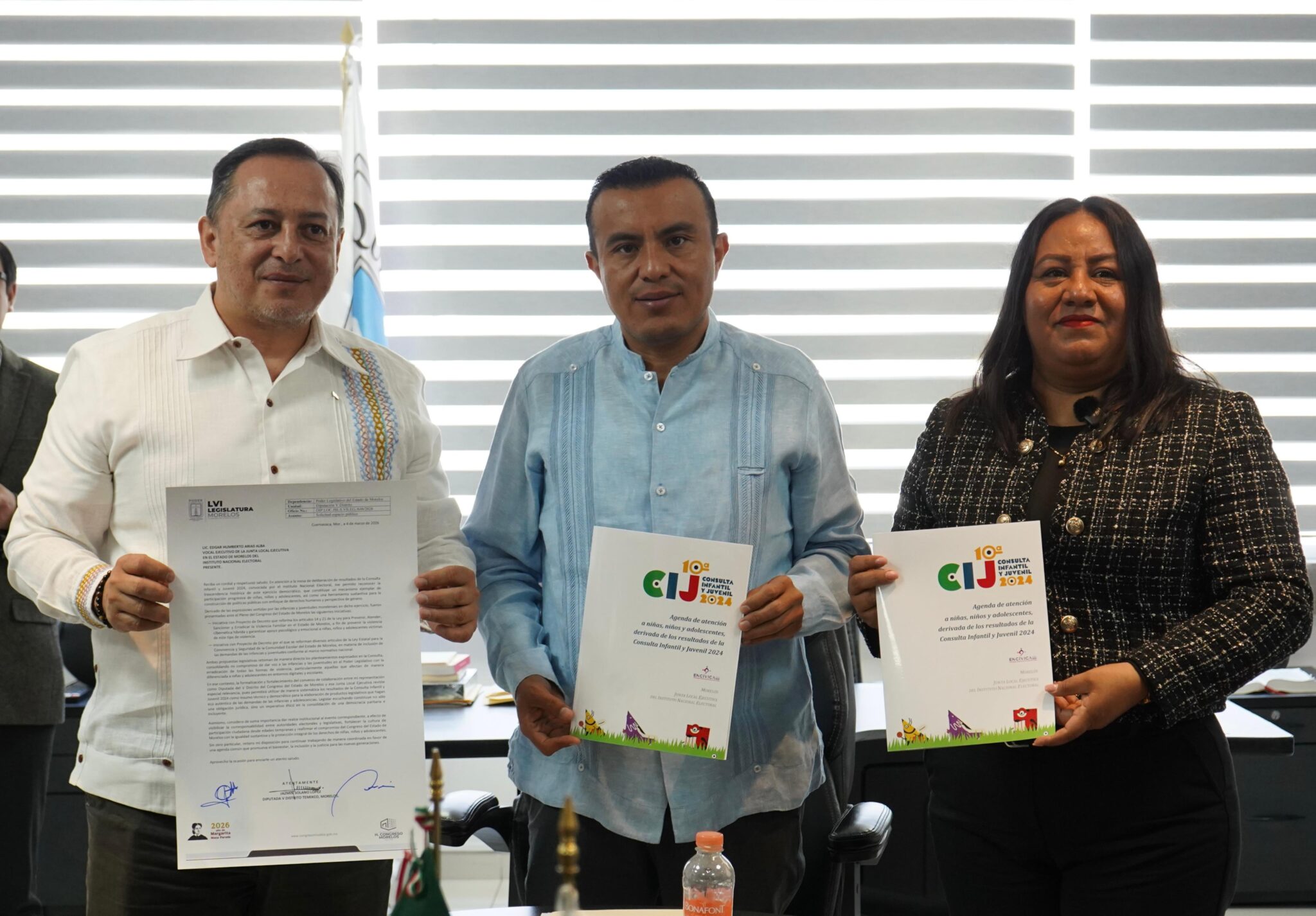 Recibe Congreso Agenda de Atención a Niñas, Niños y Adolescentes