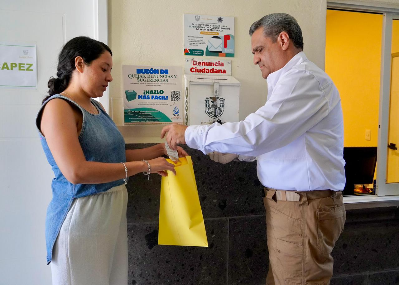 Supervisa Ayuntamiento de Emiliano Zapata apertura de buzones ciudadanos para optimizar la transparencia y seguridad