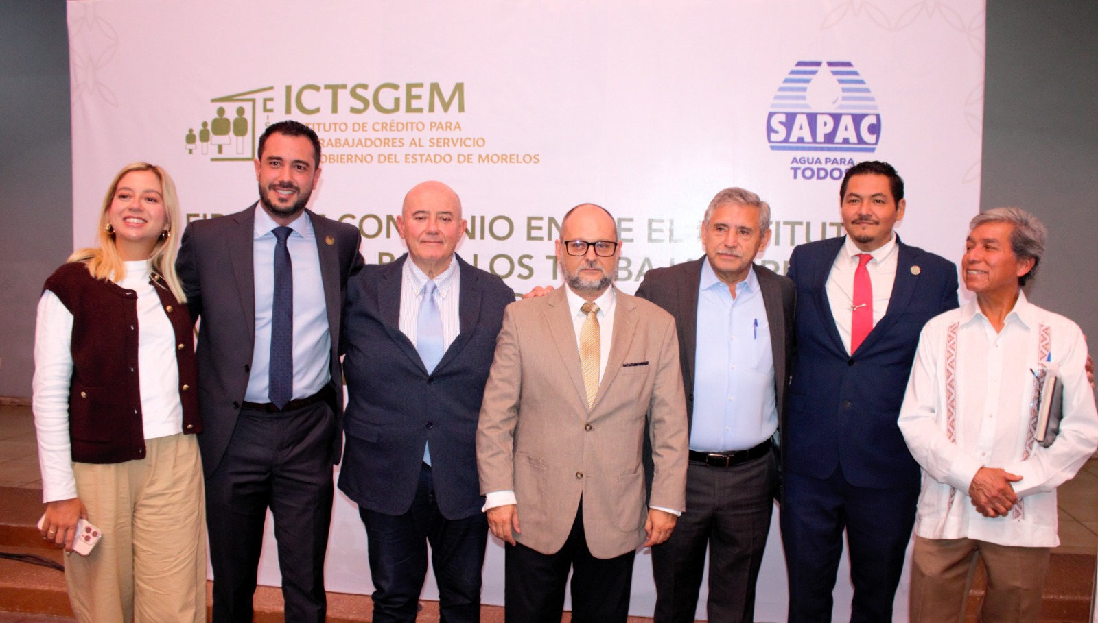 Firman Instituto de Crédito y Sapac convenio para reactivar préstamos a trabajadores de base 1 KL