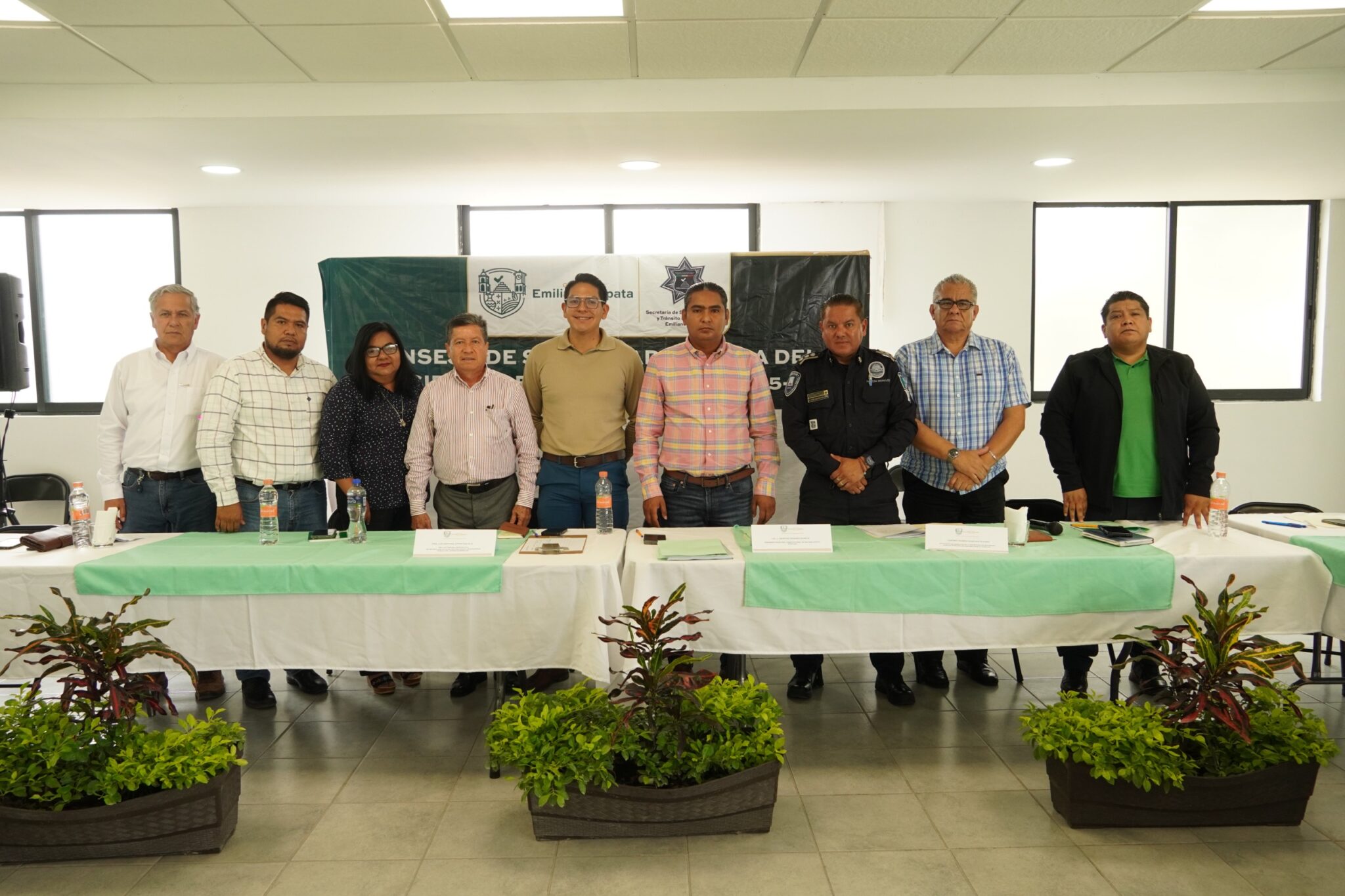 Se lleva a cabo la tercera sesión del Consejo Municipal de Seguridad Pública en Emiliano Zapata 1 ZZ