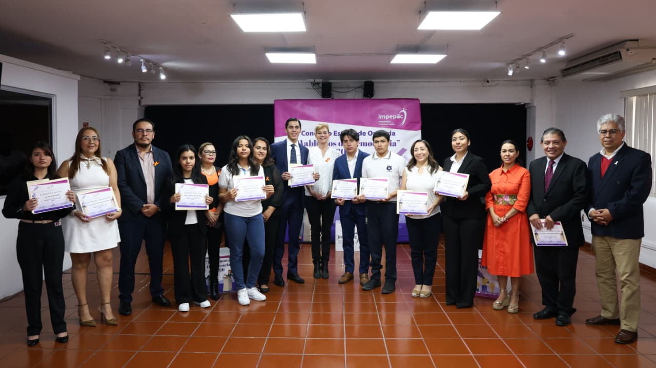 Realiza Impepac el primer Concurso Estatal de Oratoria “Hablemos de Democracia” 2 Realiza Impepac el primer Concurso Estatal de Oratoria “Hablemos de Democracia”