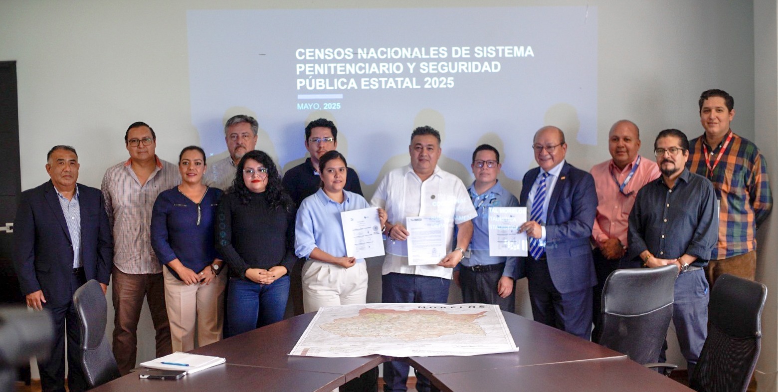 Reconoce Inegi a la SSPC Morelos por cumplir anticipadamente con entrega de información para censos en materia de seguridad pública y sistemas penitenciarios 1 ffg