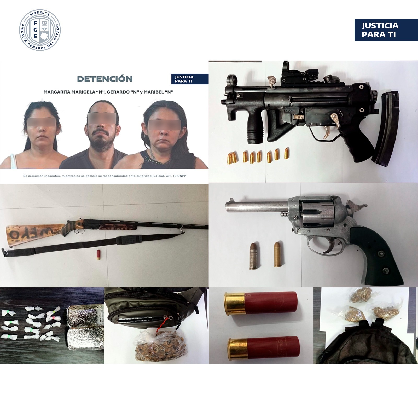Detiene AIC a dos mujeres y un hombre en posesión de armas y droga en Mazatepec 1 iii