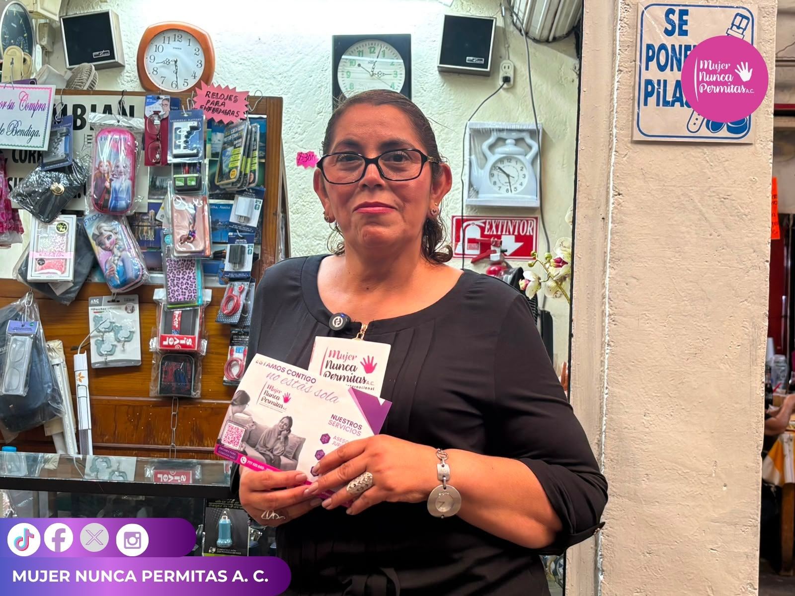 MujerNuncaPermitasAC fortalece la prevención de la violencia en el Mercado de Lomas de la Selva 4 MujerNuncaPermitasAC fortalece la prevención de la violencia en el Mercado de Lomas de la Selva