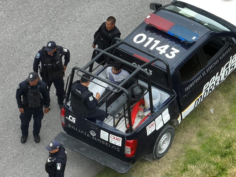 Logra Seguridad Pública la detención de una persona que robó una motocicleta en Tlaquiltenango